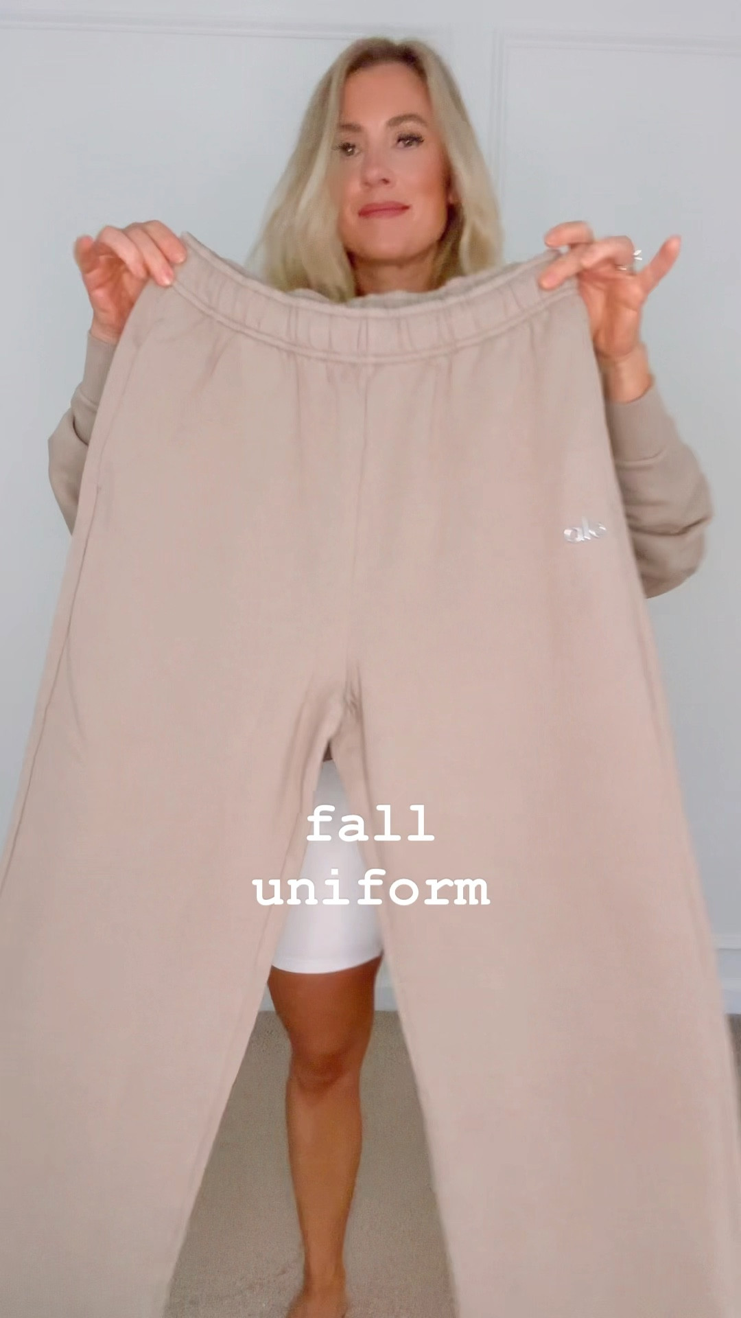 Wide leg sweat pants
Travel outfit 

#LTKFitness #LTKActive #LTKVideo