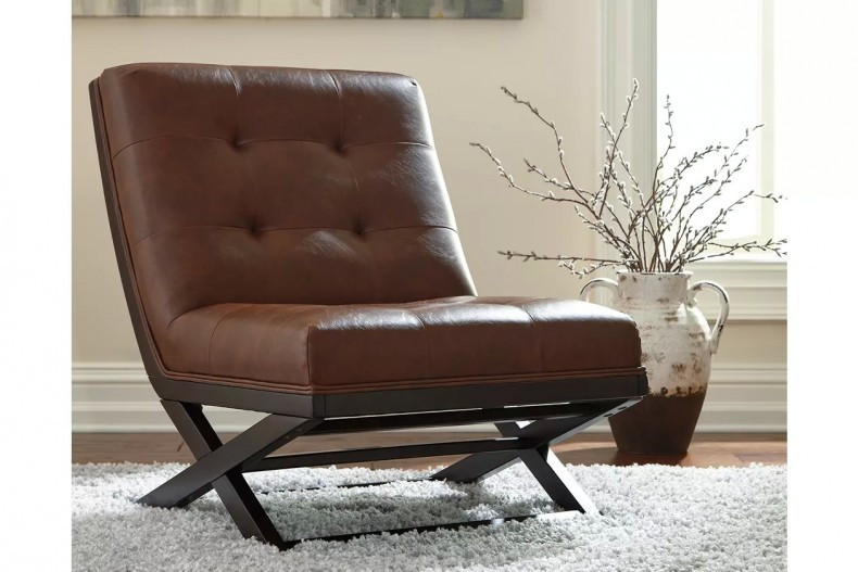 Sidewinder Brown Accent Chair | 1stopbedrooms