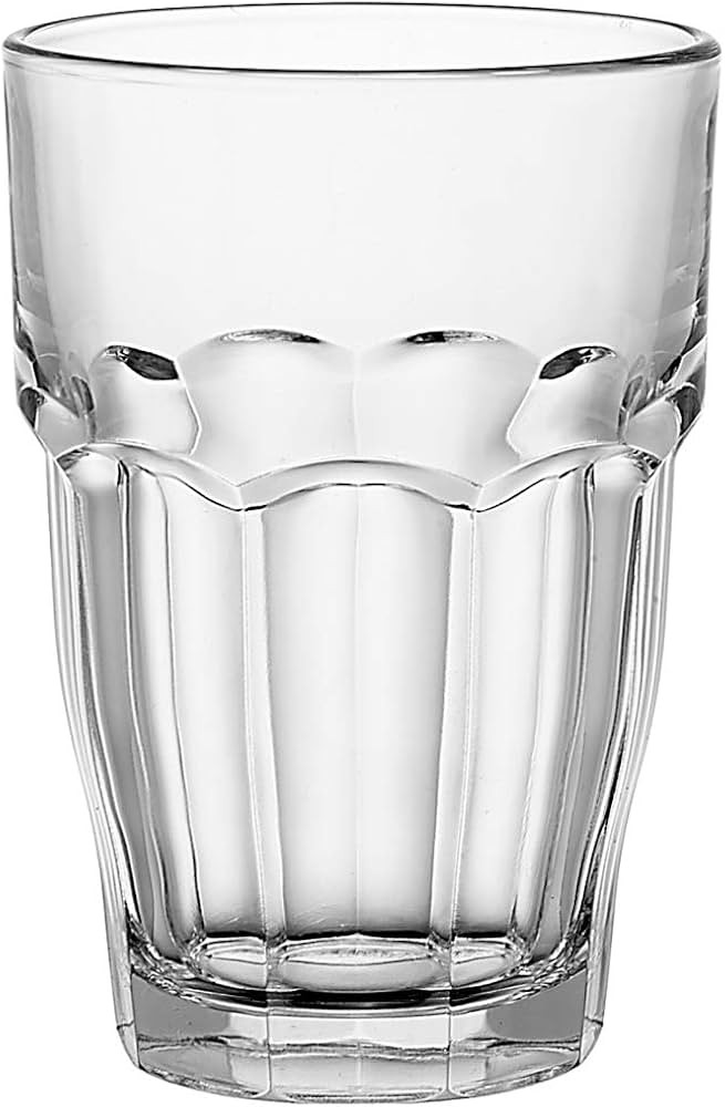 Bormioli Rocco Rock Bar Stackable Beverage, Set Of 6 Dishwasher Safe Drinking Glasses For Soda, J... | Amazon (US)