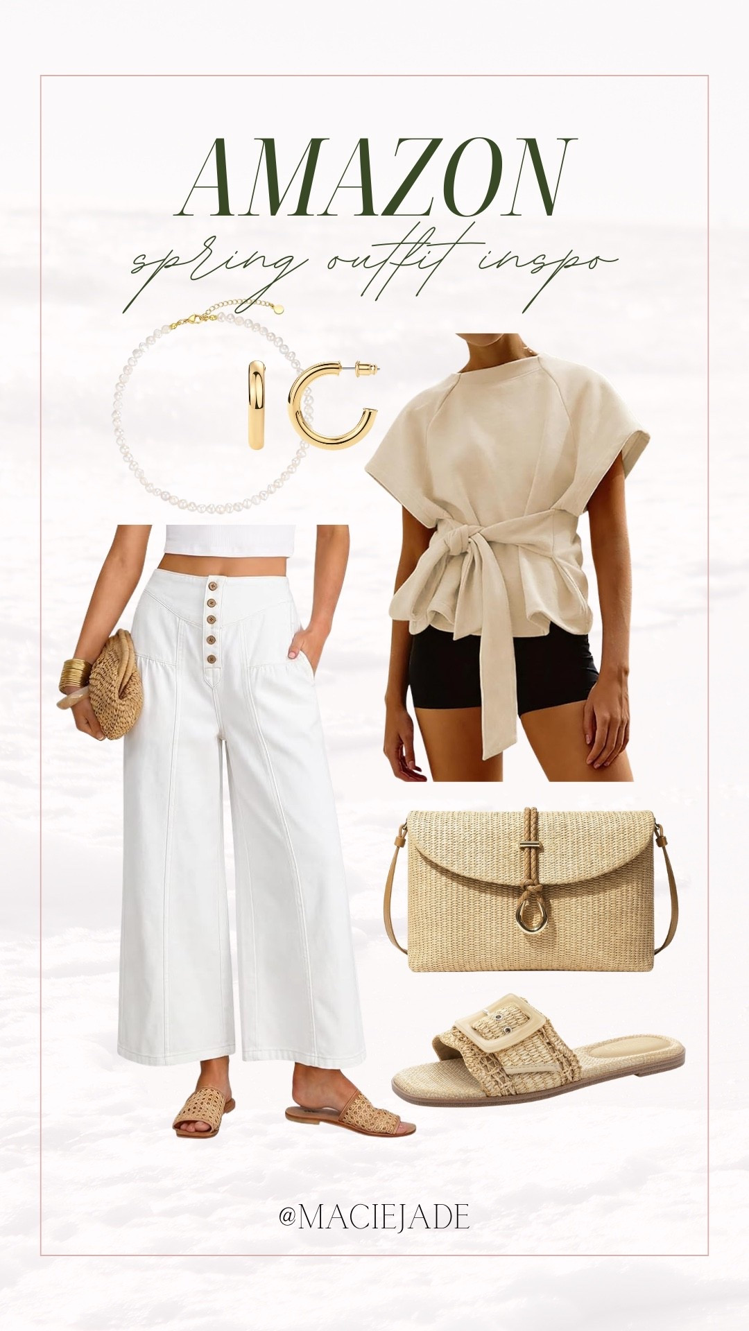 Super cute + stylish spring outfit idea 🤍 all recent Amazon finds! 👀

spring outfits, spring style, amazon finds, amazon find, amazon outfits, amazon spring outfit, amazon outfit, elevated casual, rattan sandals, spring sandals, summer sandals, midsize friendly, midsize approved

#LTKootd #LTKSeasonal #LTKMidsize