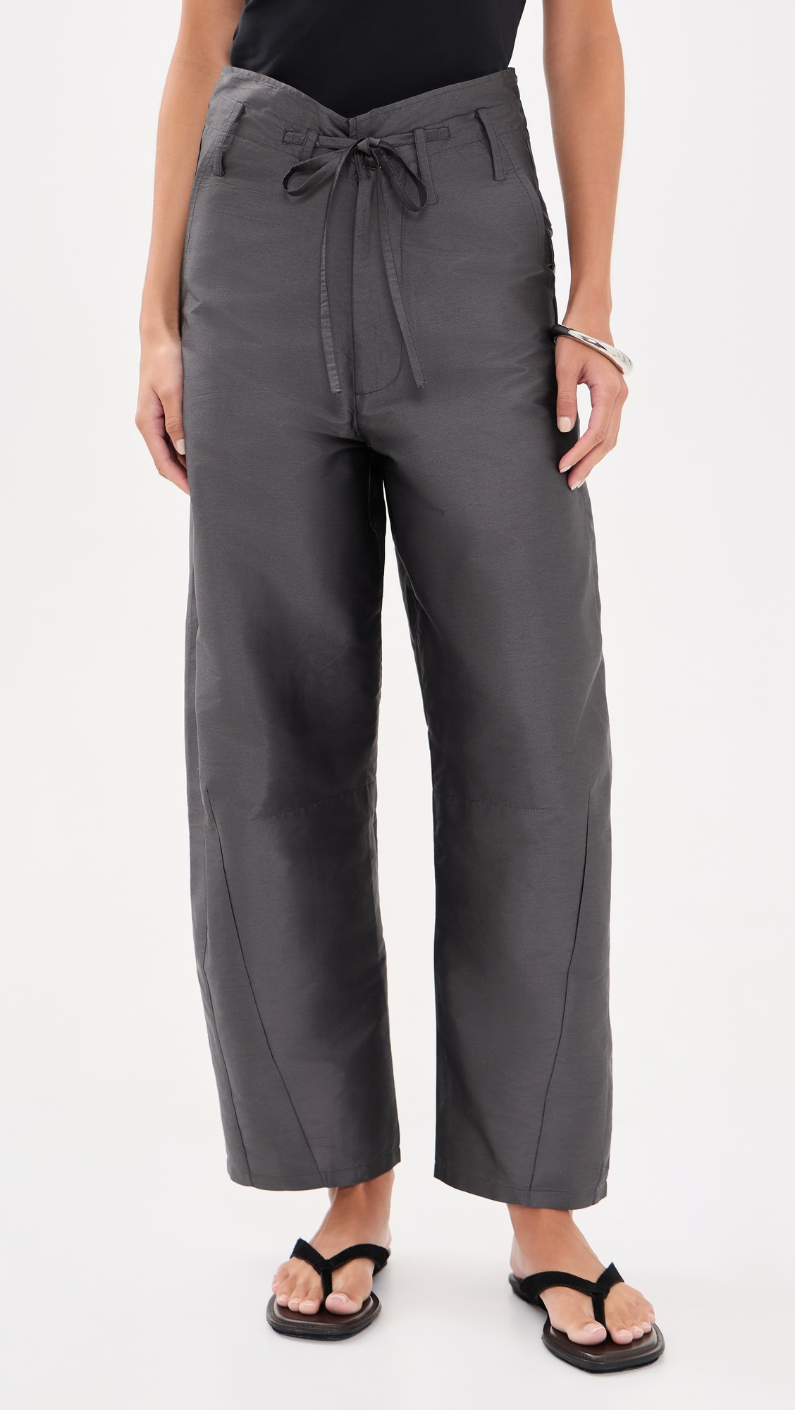 Chan Luu Techno Taffeta Barrel Pants | Shopbop | Shopbop