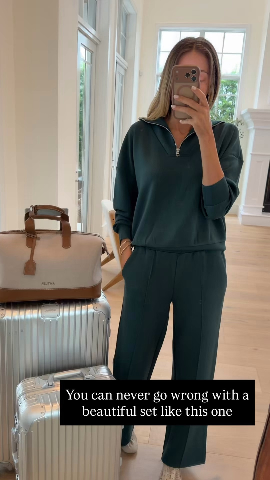 I just love the color and how soft and comfortable this set is 🤍 Perfect for long travel days. Wearing a size S with a 30” inseam on pants, I’m 5’9” for reference.
@varley #InVarley #Ad

#LTKootd #LTKU #LTKTravel