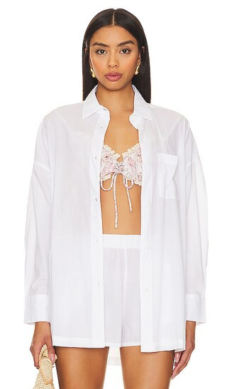Alexa Top in White | Revolve Clothing (Global)