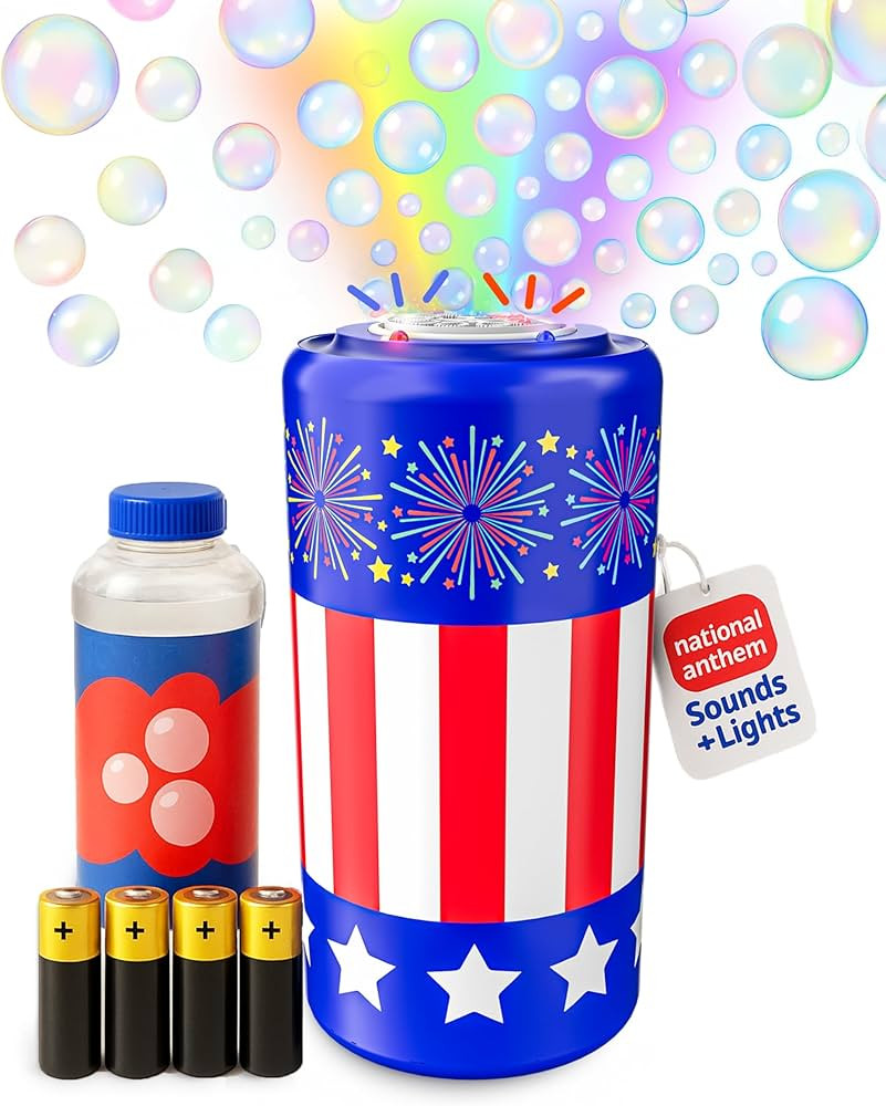 Move2Play Bubble Blower | Bubble Machine | Bubble Toy for Toddlers, Boys and Girls | Indoor & Out... | Amazon (US)