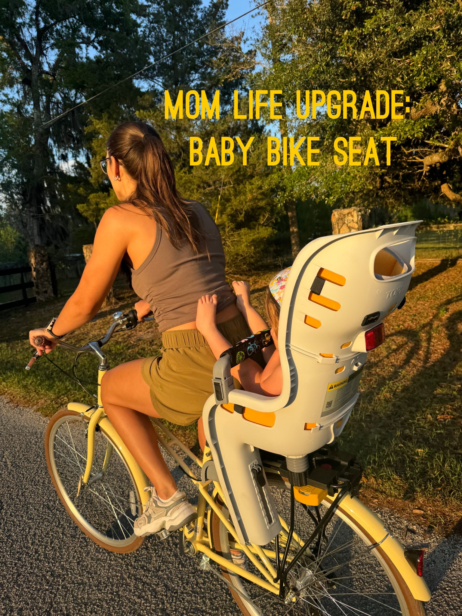 If you’ve been wanting to do bike rides with your little one, this has been such a good setup for us 🤍
feels secure, easy to use, and she LOVES it!



#bikeride #babyseat #familybikeride

#LTKBaby #LTKmomlife #LTKTravel