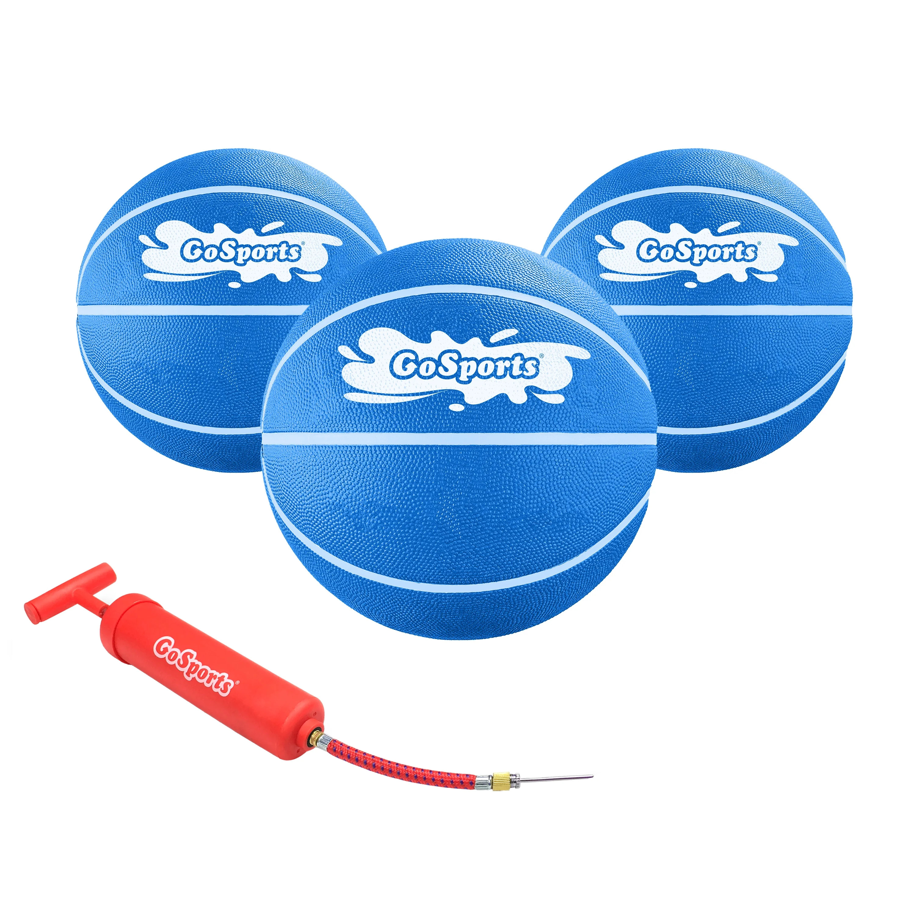 GoSports Swimming Pool Basketballs 6.5", 3 Pack - Great for Floating Water Basketball Hoops | Walmart (US)