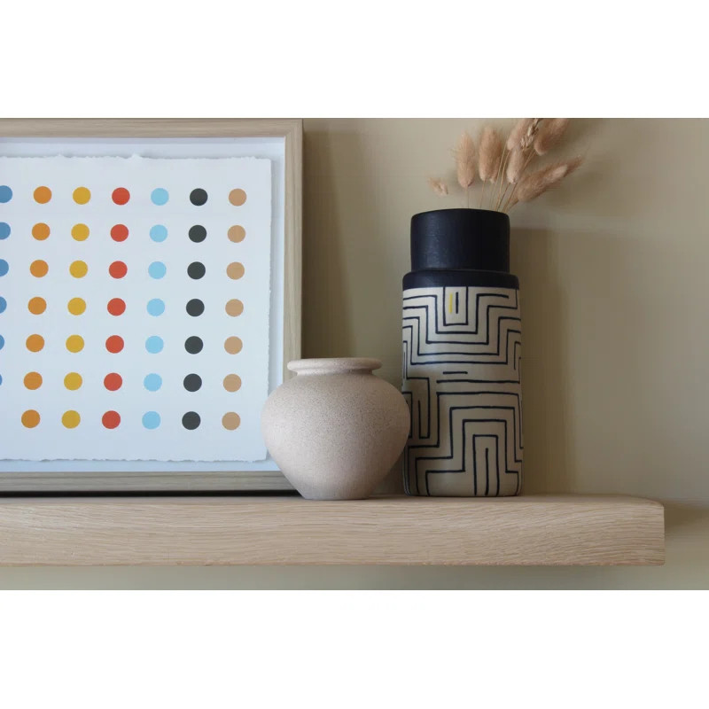 2 Piece Oak Solid Wood Floating Shelf | Wayfair North America