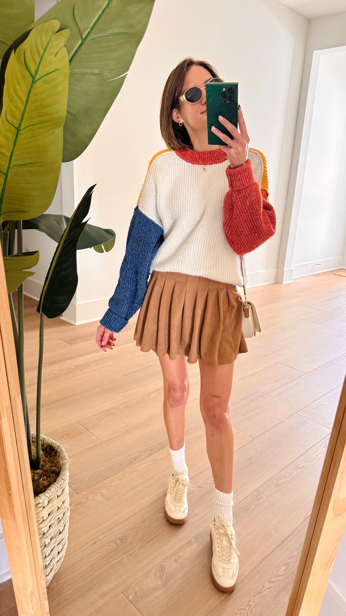 Skirts & sweaters are the epitome of Florida fall🍁🍂  Shop this pleated skirt with built-in shorts and use code [BRITTANYN35] for 35% OFF site-wide at vicicollection.com 

#LTKSaleAlert #LTKFindsUnder50 #LTKSeasonal