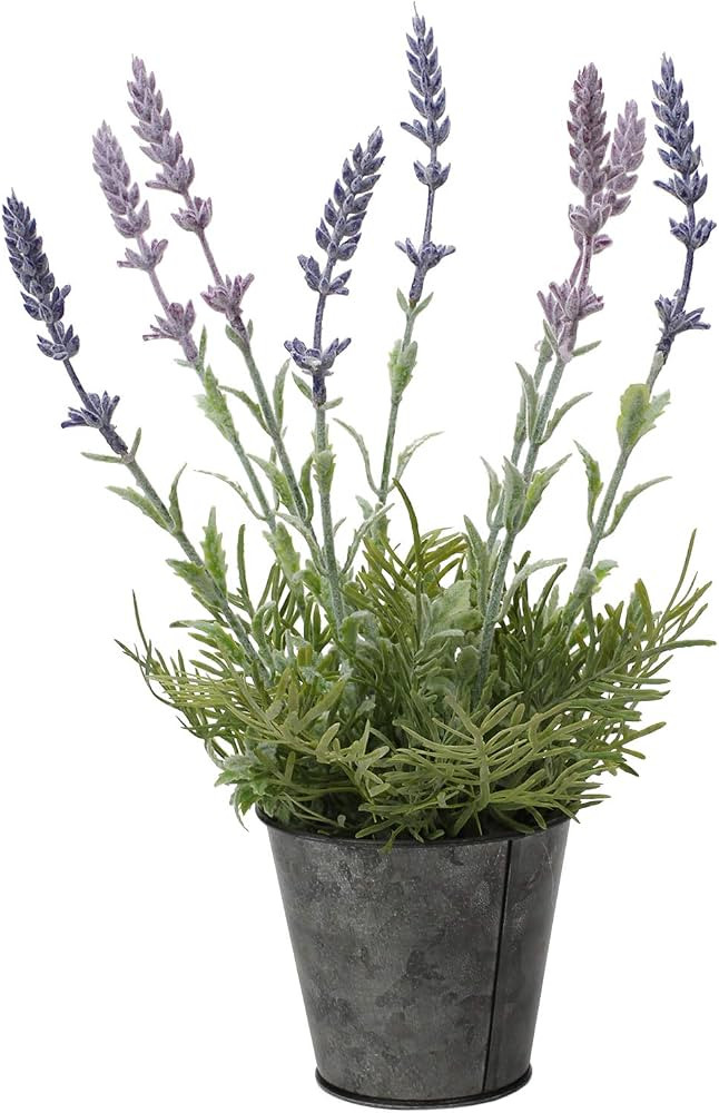 Briful Faux Lavender Plant 13" High Rustic Purple Fake Lavender Fake Flowers for Decoration Laven... | Amazon (US)
