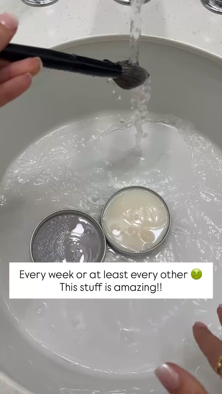 Unsexy and anti aging hacks I’m never giving up! Love this makeup remover that won’t damage your makeup brushes. Gets rid of dirt and bacterial buildup!

#LTKmorningroutine #LTKBeauty #LTKselfcare
