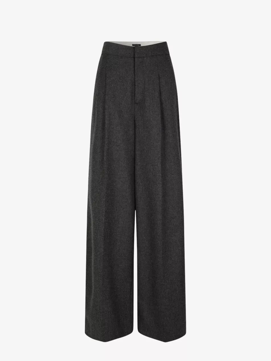 Pegase wide-leg high-rise wool trousers | Selfridges
