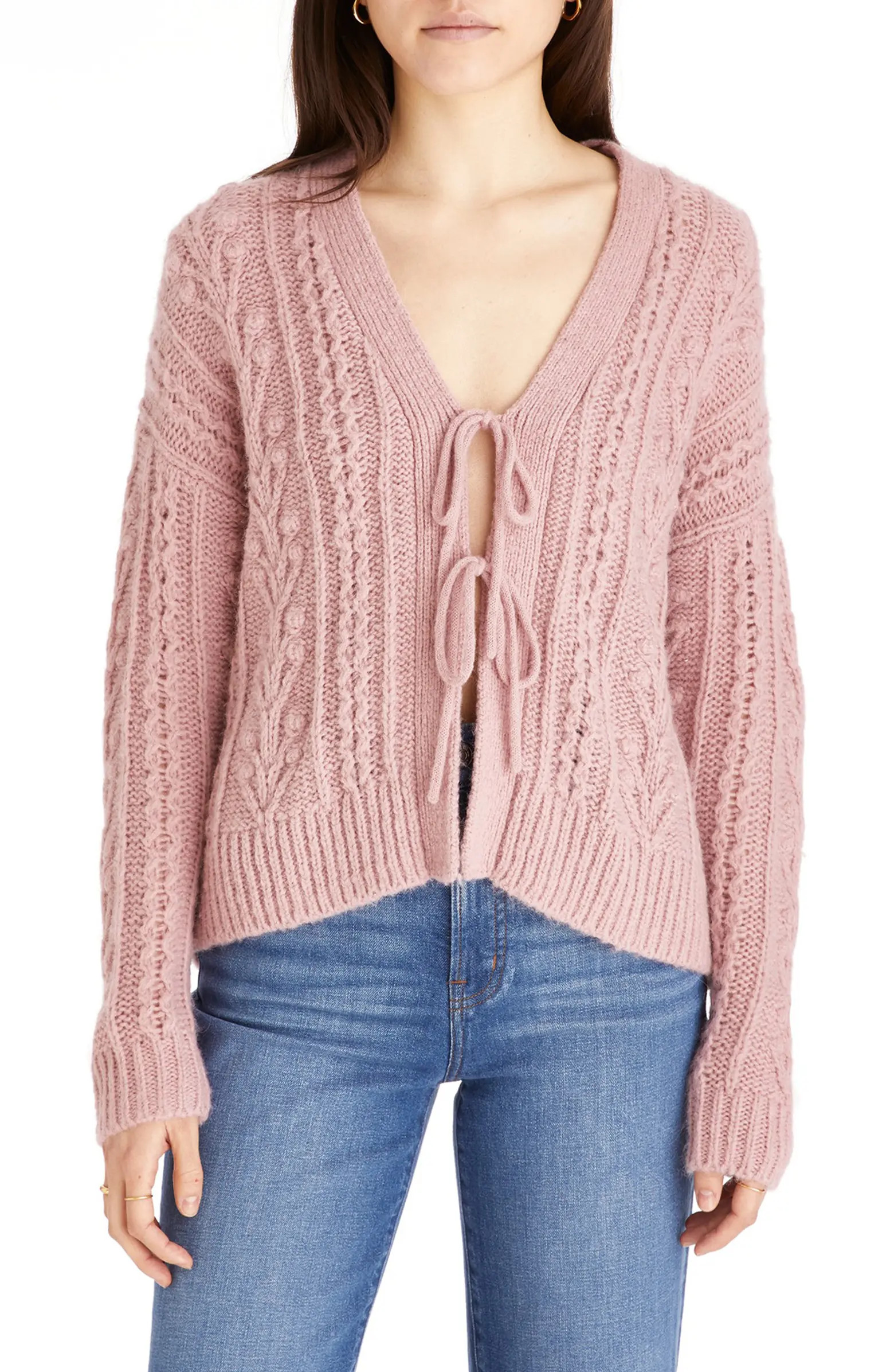 Cable Tie Front Cardigan Sweater | Nordstrom