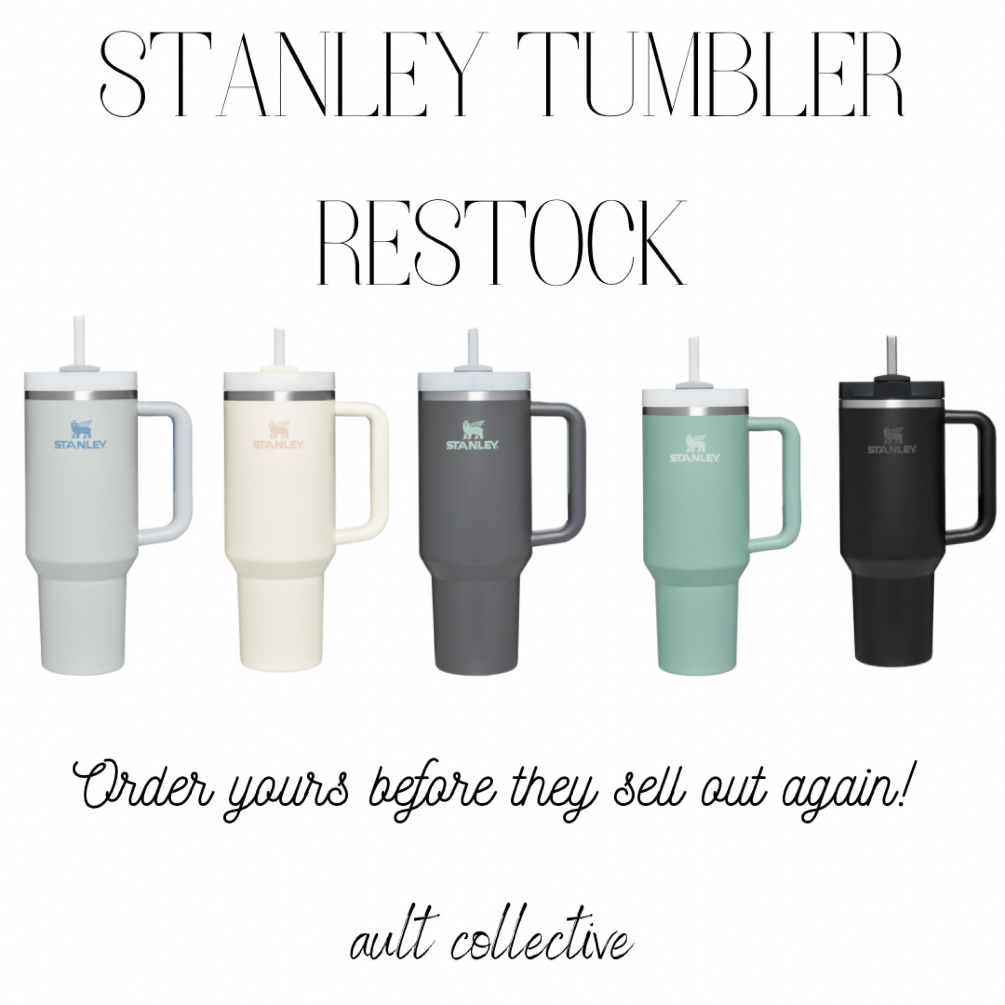 Stanley PMI has RESTOCKED their 40oz Quencher H2.0 Flowstate Tumbler! Get yours now before they sell out again! 

#LTKFind #LTKunder50 #LTKGiftGuide