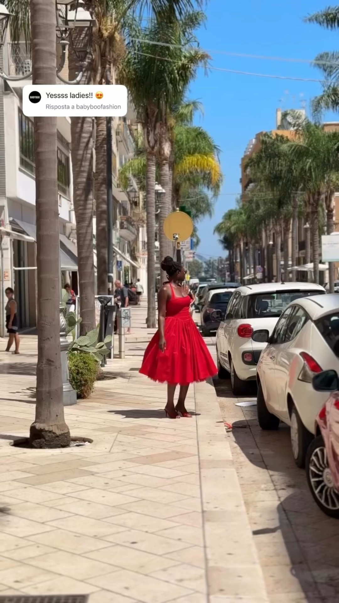 Serving looks in BabyBoo on the Italian summer streets until @babyboofashion notices me!!! 

#babyboo #babyboofashion #ａｅｓｔｈｅｔｉｃ #italiansummer #dress #dressedup #dresscode #girltrip #summeroutfitinspo #summeroutfitideas #summerdress #dresses #ootd #ootdinspo 

Where will you wear this @babyboofashion dress for ?