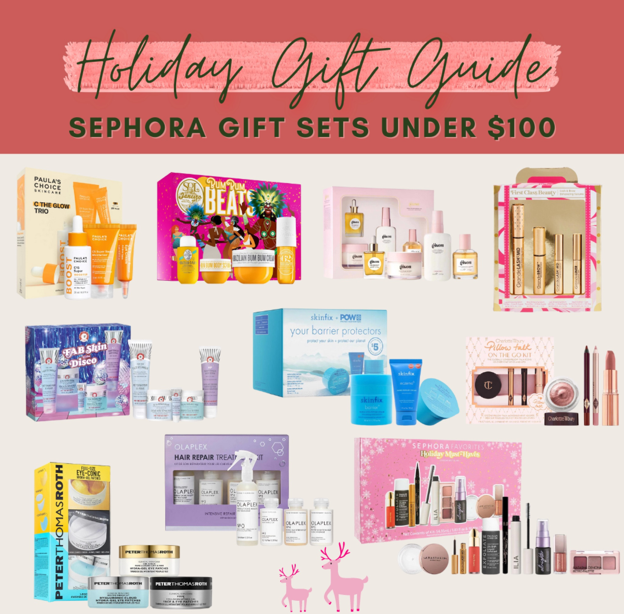 Sephora gift sets under $100!

Gift guide, beauty favorites, makeup, skincare, hair care, lip care, holiday season

#LTKbeauty #LTKunder100 #LTKSeasonal