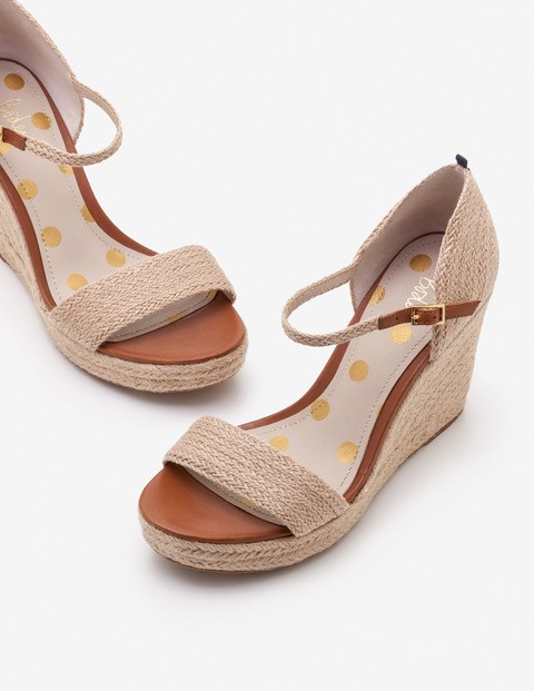 Lily Espadrille Wedges - Natural | Boden US | Boden (US)