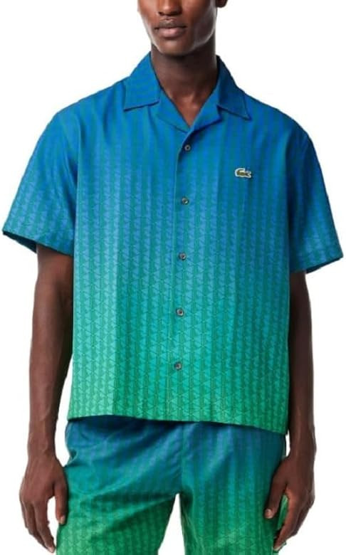 Lacoste Men's Ombré ‚utton Down Shirt | Amazon (US)
