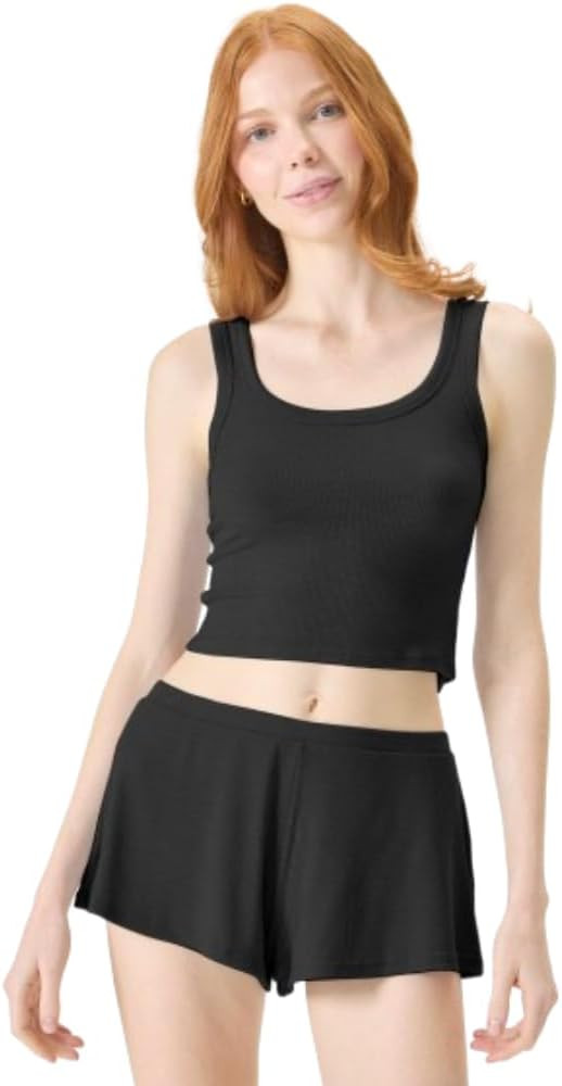 Florence By Mills Women's Sleepwear Ribbed Tank | Amazon (US)