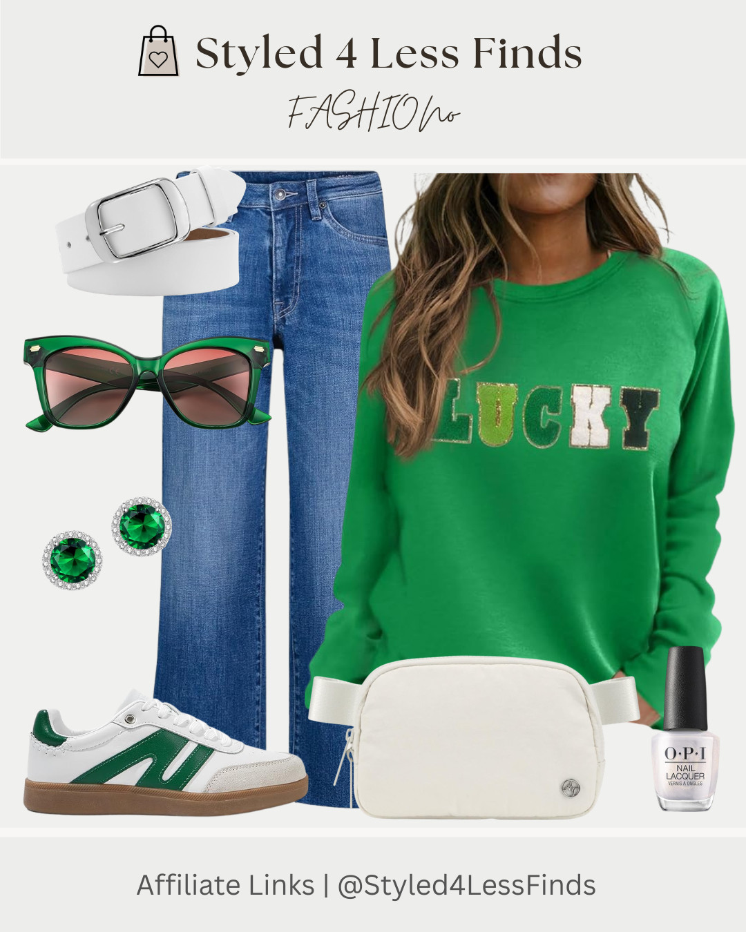 Hello March 💚🍀

Kicking off the month in a little lucky green moment! This cozy graphic sweater paired with classic denim and fresh white accessories is the perfect way to ease into spring while it’s still a bit chilly. Casual, polished, and ready for whatever the day brings.

✨ Style Tip:
When wearing a bold color like green, balance it with crisp neutrals (white belt, bag, sneakers) to keep the look fresh and elevated. Add a pop of matching accessories—like green sunnies or statement studs—for a pulled-together vibe without overdoing it. 

 #LTKcanada #LTKjeans #LTKover50style