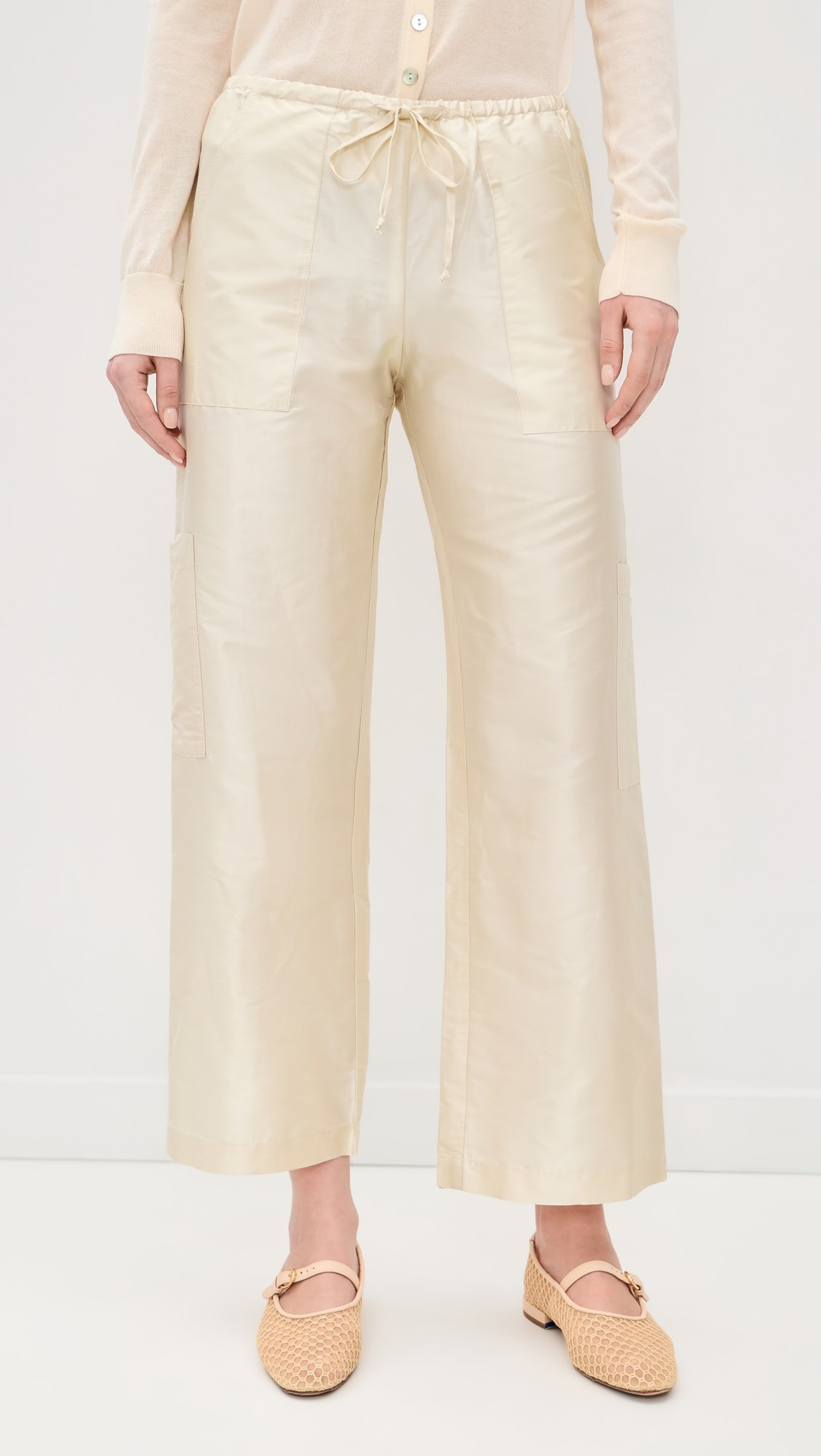 DONNI. The Taffeta Drawstring Cargo Pants | Shopbop | Shopbop