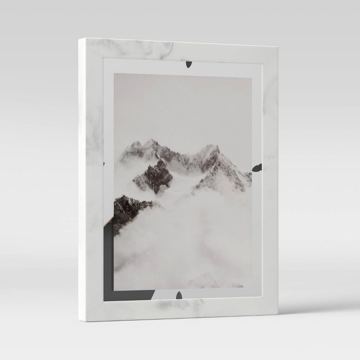 6" x 8" Faux Marble Table Frame Gray - Project 62™ | Target
