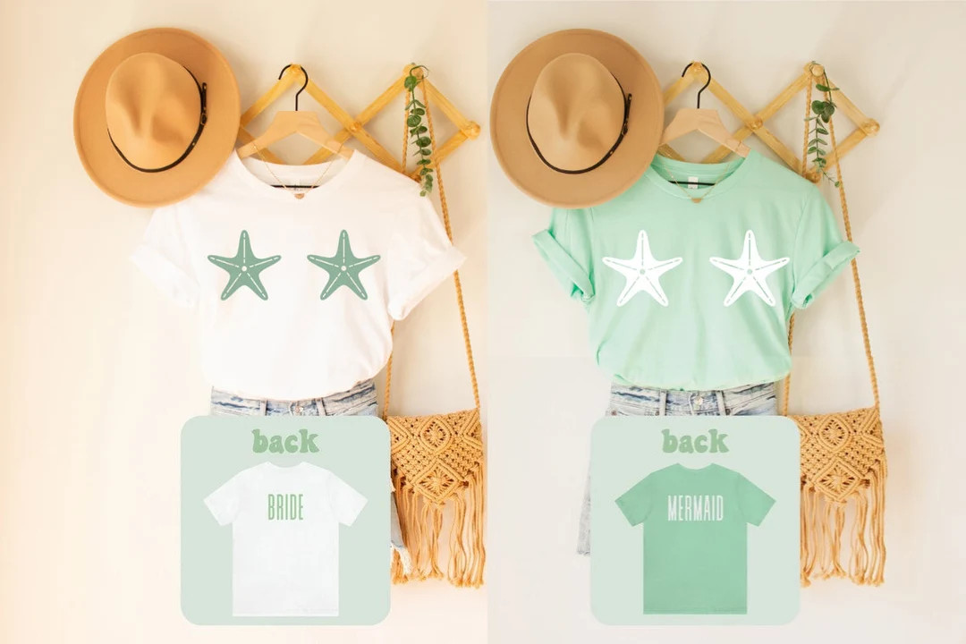 Mermaid Bachelorette Shirts Last Splash Bachelorette Party - Etsy | Etsy (US)