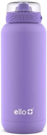 Ello Cooper Vacuum Insulated Stainless Steel Water Bottle, 32oz, Lilac | Amazon (US)