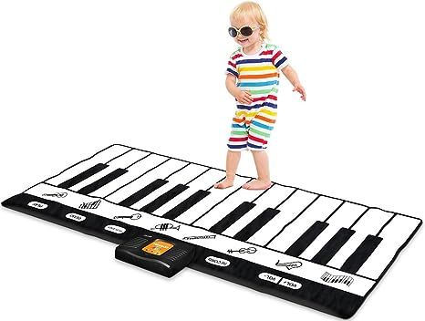 Play22 Keyboard Playmat 71" - 24 Keys Piano Play Mat - Piano Mat has Record, Playback, Demo, Play... | Amazon (US)