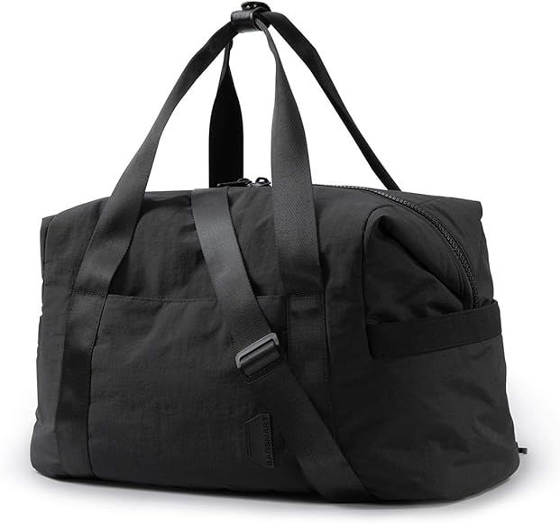 Weekender Bag, BAGSMART Travel Duffle Bag Carry On Bag Large Overnight Bag for Women, Black | Amazon (US)