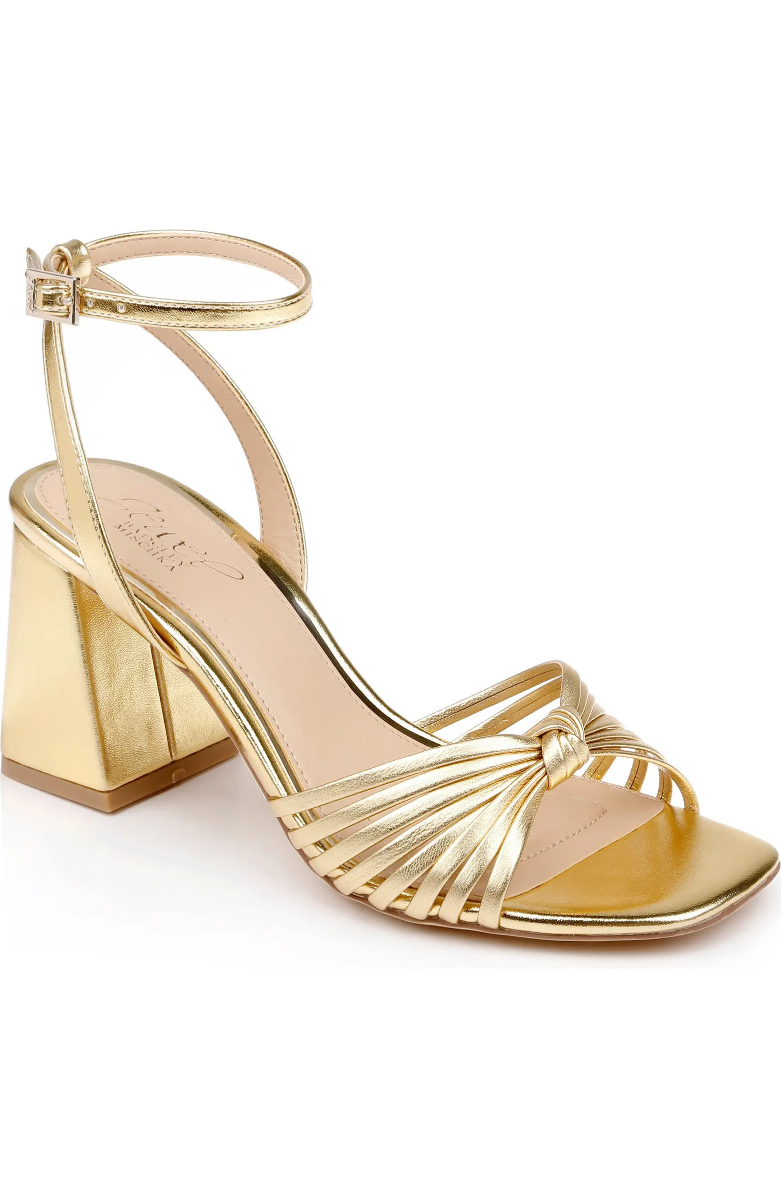 Jewel Badgley Mischka Nariah Ankle Strap Sandal (Women) | Nordstrom | Nordstrom