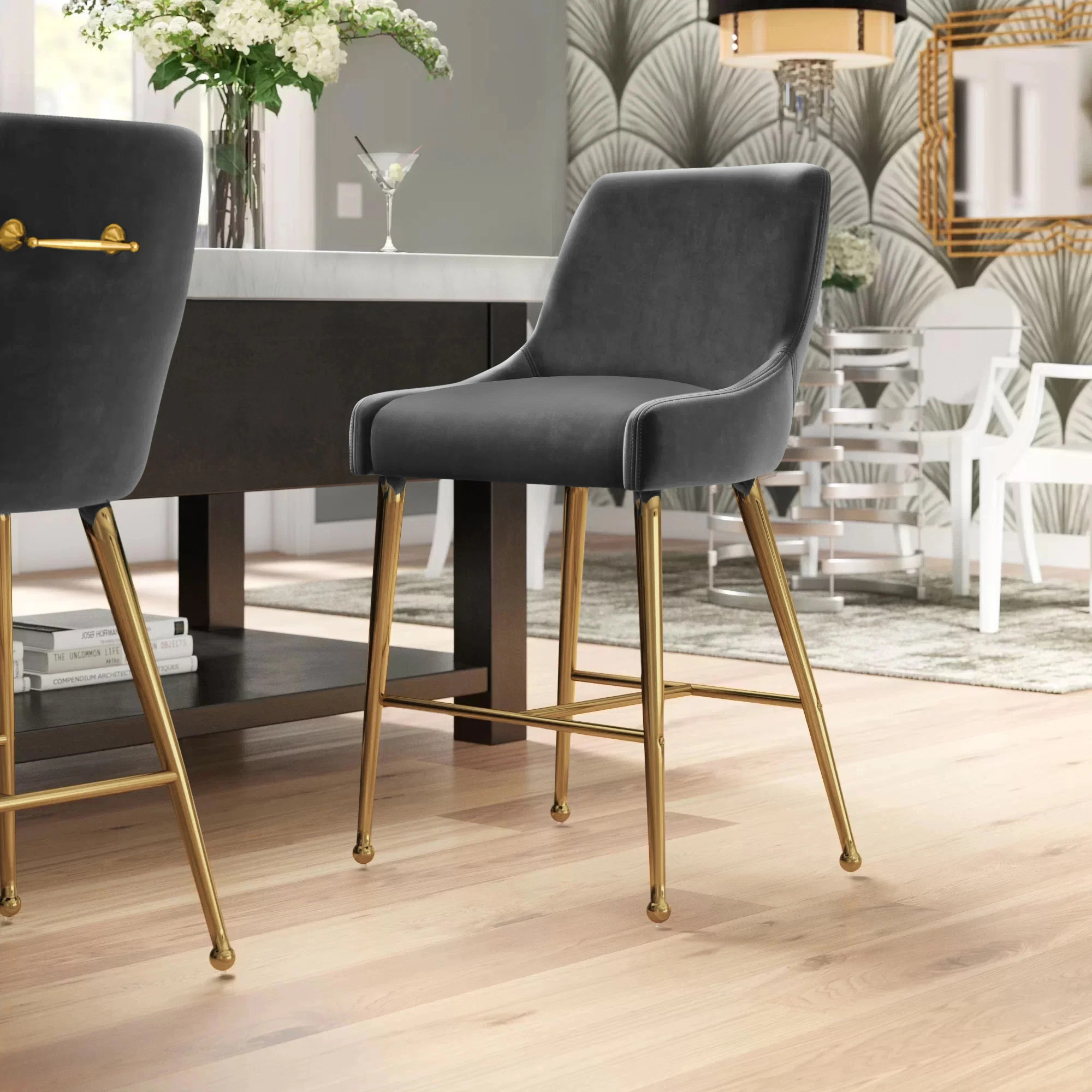 Everly Quinn Rickyah 28" Counter Stools & Reviews - Wayfair Canada | Wayfair North America