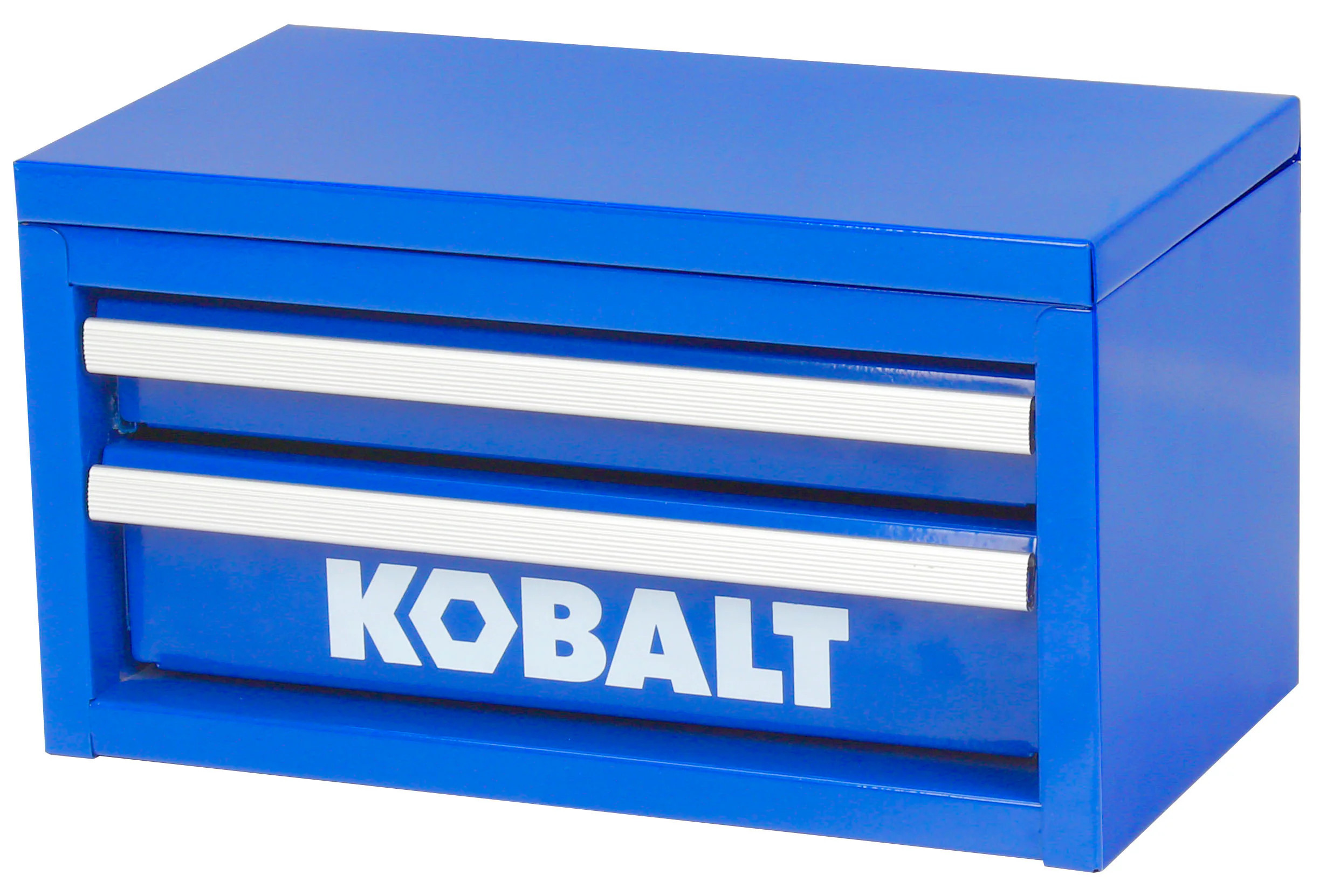 Kobalt Portable Mini Toolbox 10.83-in W x 5.91-in H x 5.91-in D 2 -Drawer Blue Steel Tool Box | 54196 | Lowe's