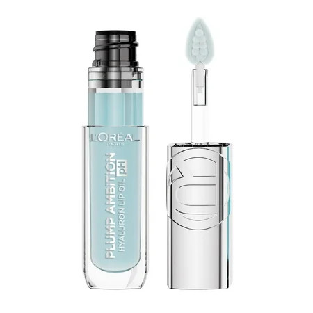 L Oreal Paris Plump Ambition pH Hyaluron Lip Oil Cristal Ice 0.16 fl oz | Walmart (US)