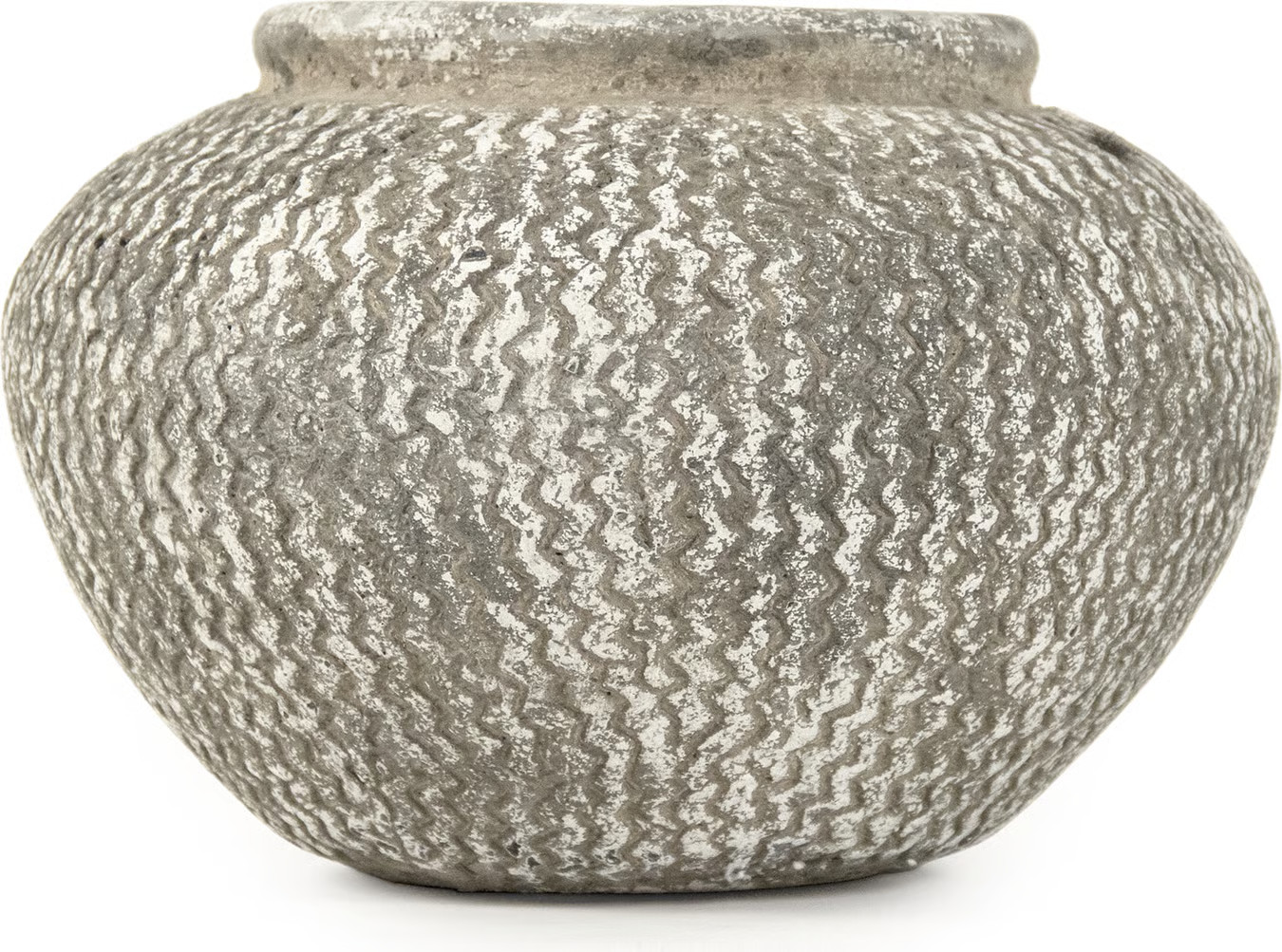 Distressed Cement Vase | Layla Grayce