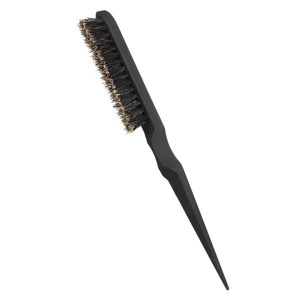 Anself Boar Bristle 8.5" Teasing Hair Brush, Anti-Static Technology, Black | Walmart (US)