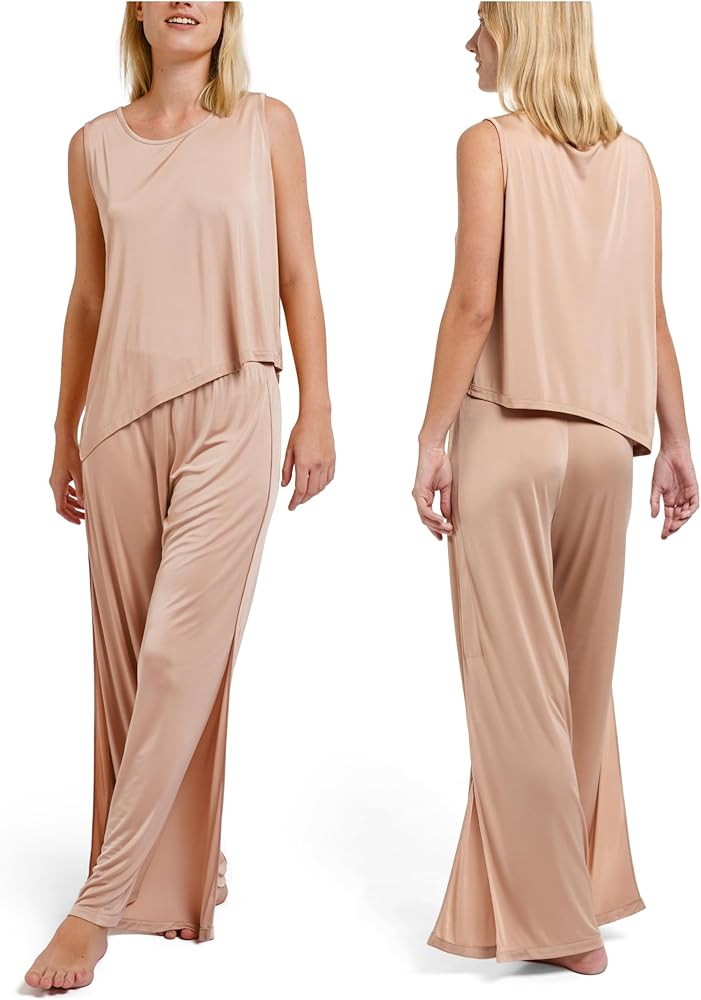 REST Evercool Women Cooling Pajama Set-Breathable Sleepwear for Hot Sleepers, Moisture-Wicking, Q... | Amazon (US)