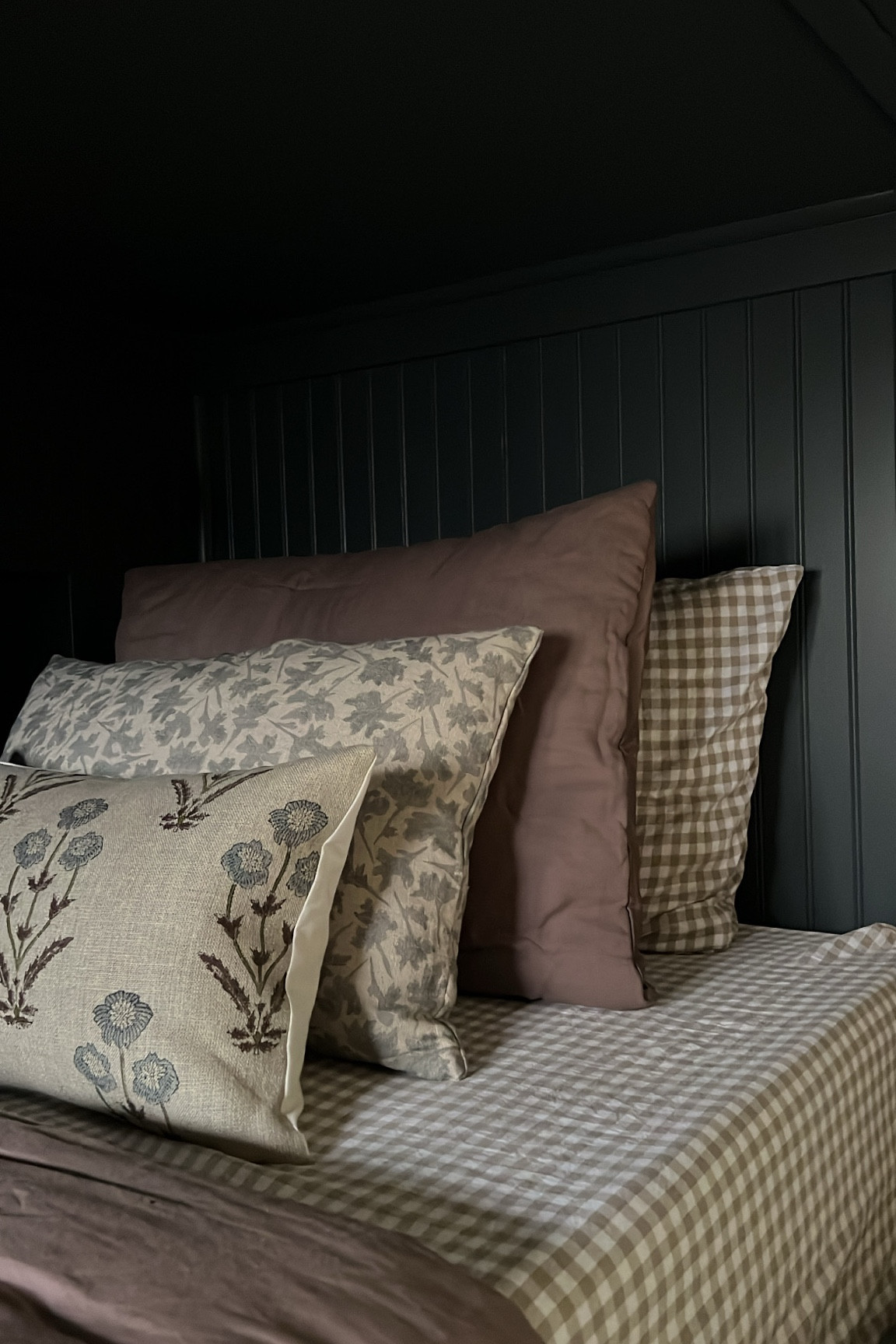 Playing with patterns in the girls room! These cute gingham sheets are only $25 and I love how they pair with the floral pillows 🥰

#LTKKids