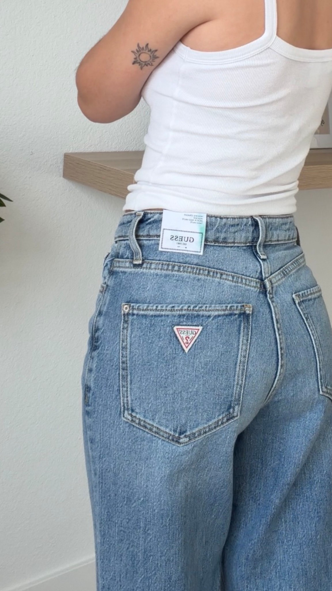 just a girl and her guess Jean💙 #GUESSPartner @guess