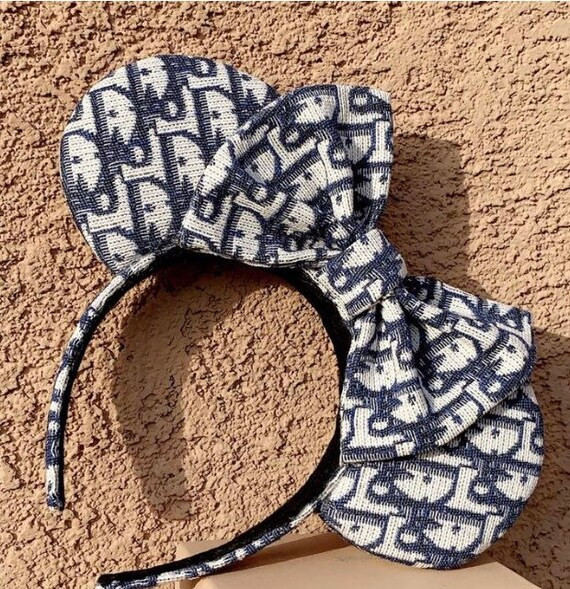 Lady D*or canvas designer Minnie ears, Disney Ears, Mickey Ears, Walt Disney World, Food and Gard... | Etsy (US)