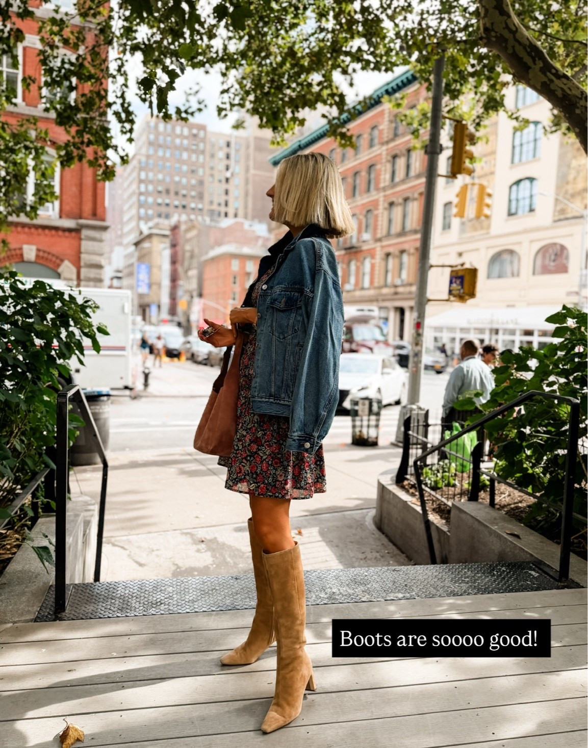 I’ve had these boots since last year, and they are such a great staple! They go with everything!

Loverly Grey, fall outfit, New York outfit, tall boots, faux suede boots, neutral boots

#LTKSeasonal