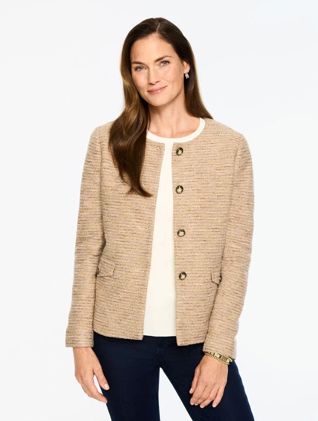Tweed Knit Lady Jacket | Talbots
