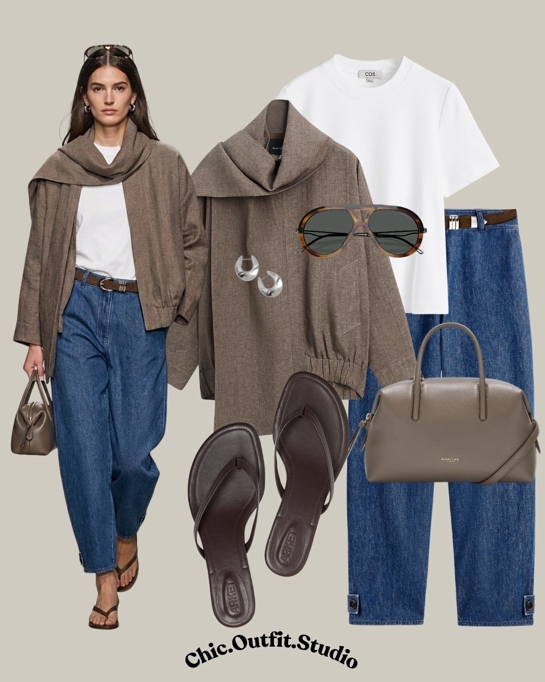 Linen Scarf-Jacket Look

✨A neutral linen jacket layered over a crisp white tee and relaxed denim creates an effortless spring uniform that feels timeless and elevated. This look is perfect for everyday wear while still looking polished and put together.

✨Ideal for coffee runs, casual office days, weekend strolls, or city exploring in mild spring weather. Breathable textures and classic tones make it easy to rewear on repeat.

✨Tags: linen jacket outfit women, spring casual chic outfit, neutral outfit aesthetic, minimalist spring wardrobe, everyday elevated basics, denim outfit ideas women, european spring style, capsule wardrobe outfit, relaxed smart casual look

#LTKspring #LTKstyletip #LTKsummer
