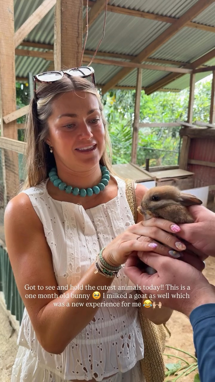 Got to see and hold the cutest animals today!! This is a one month old bunny 🥹 I milked a goat as well which was a new experience for me 😂🙌🏼

#LTKootd #LTKgrwm #LTKBump