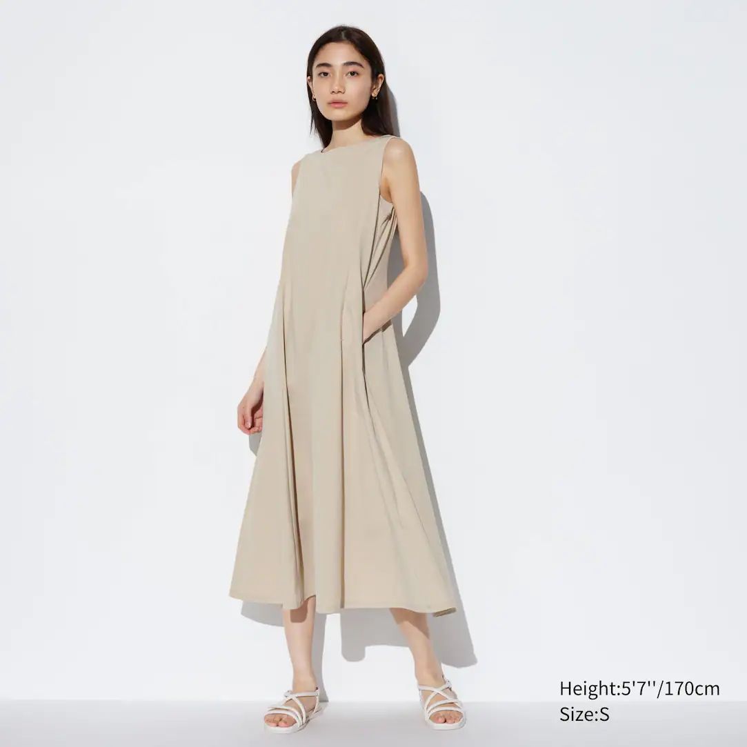 Ultra Stretch AIRism Sleeveless Dress | UNIQLO (UK)
