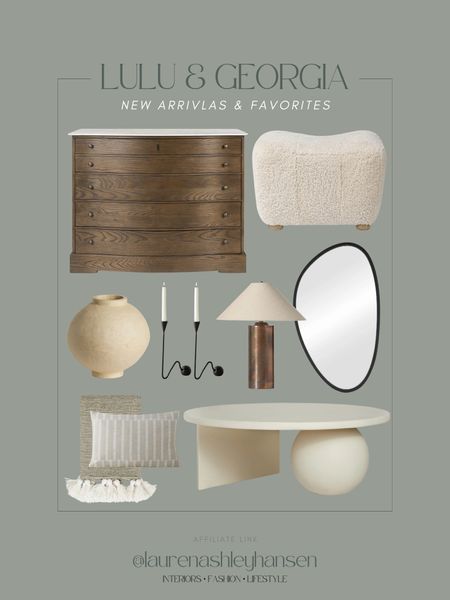Lulu & Georgia just released a ton of beautiful new pieces! How stunning is this organic modern mirror, and these candle holders are so pretty too. Always great detail and quality! 

#LTKhome #LTKstyletip