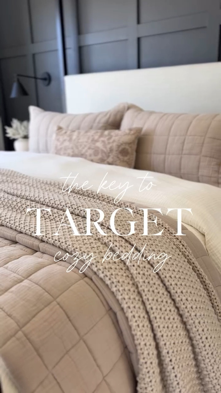 Cozy bedding featuring Target!! It’s so important for me to have a comfortable and cozy bed to get a good night’s sleep. This is my bed recipe! 

#LTKMostLoved 

#LTKHome #LTKStyleTip