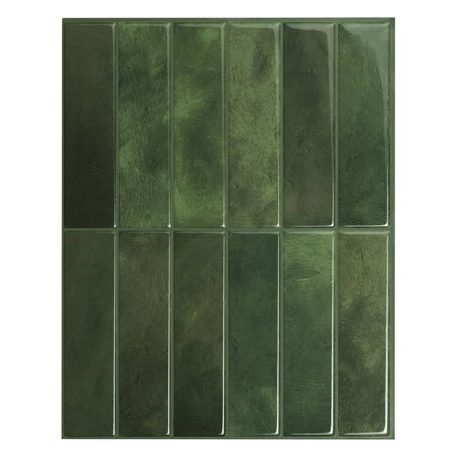 Smart Tiles SMART TILES Peel and Stick Backsplash - 5 Sheets of 11.43'' x 9'' - 3D Adhesive Peel ... | Amazon (US)