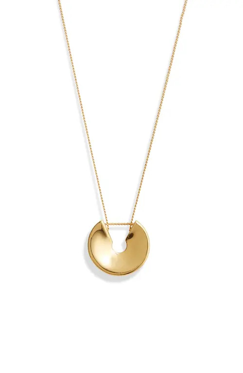 Jenny Bird Hidden Heart Pendant Necklace in High Polish Gold at Nordstrom | Nordstrom