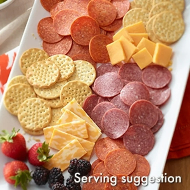 HORMEL GATHERINGS, Hard Salami and Pepperoni with Cheese and Crackers, Refrigerated, 28 oz Plast... | Walmart (US)