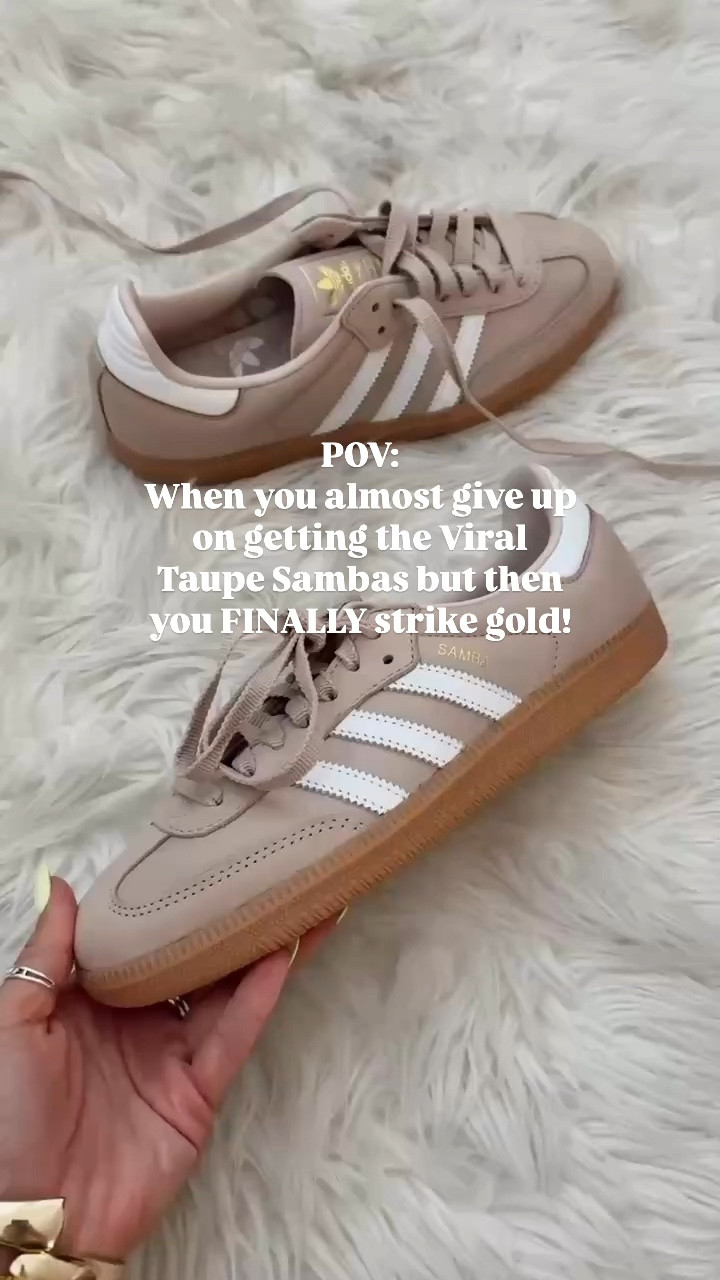 FINALLY found the viral Adidas Sambas in taupe! Looooooooove these! 🤍✨

#LTKShoeCrush #LTKFindsUnder100 #LTKGiftGuide
